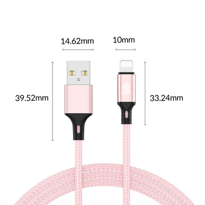 iPhone charging cable new generation cotton / rosegold - Variation
