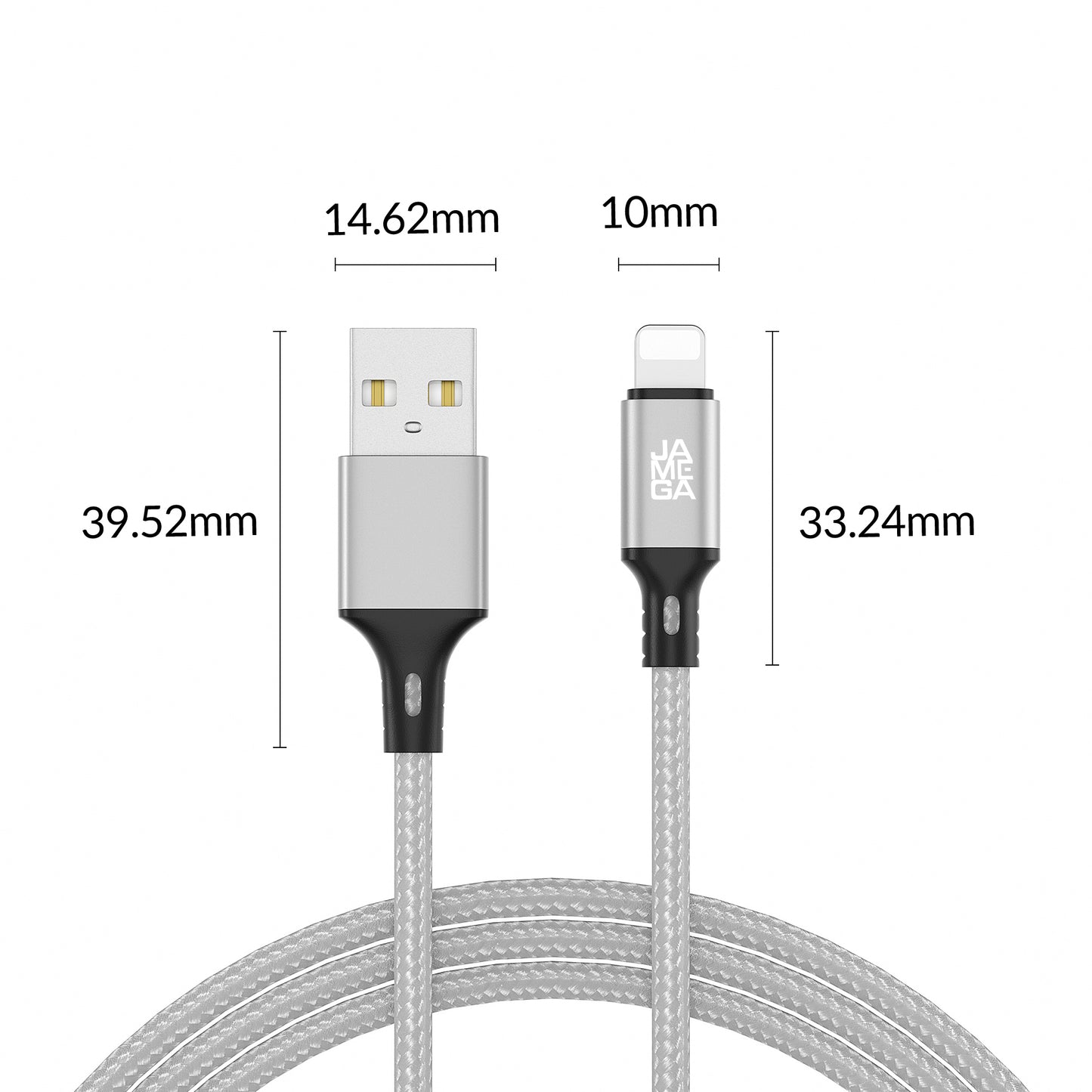 Lightning Kabel Grau