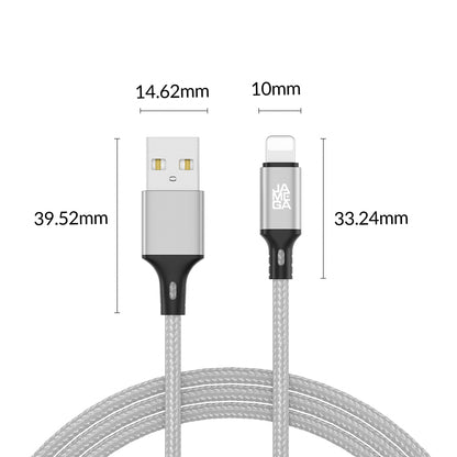 Lightning Kabel Grau