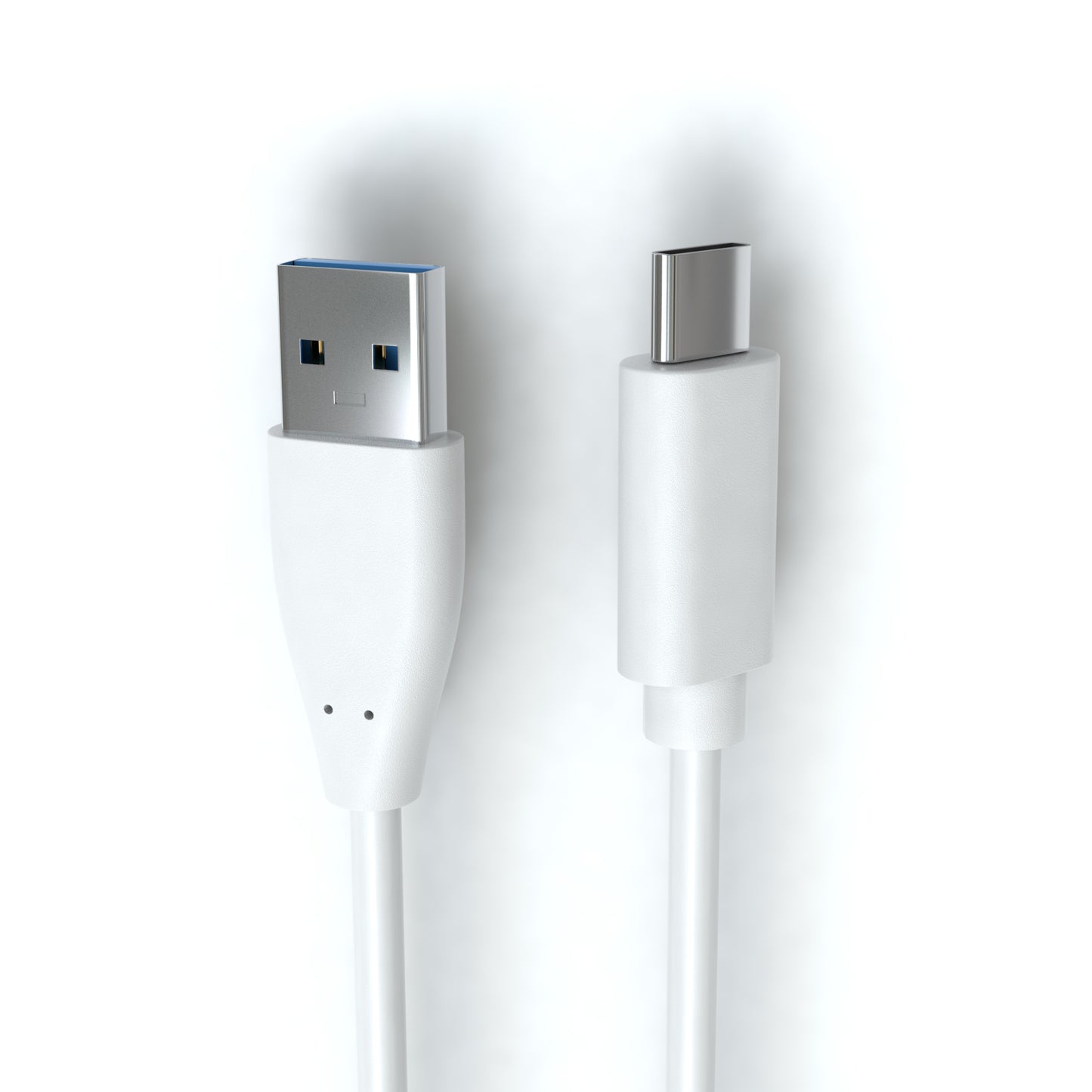 USB-A Adapterkabel, USB-C, 3.0, weiß - Variation