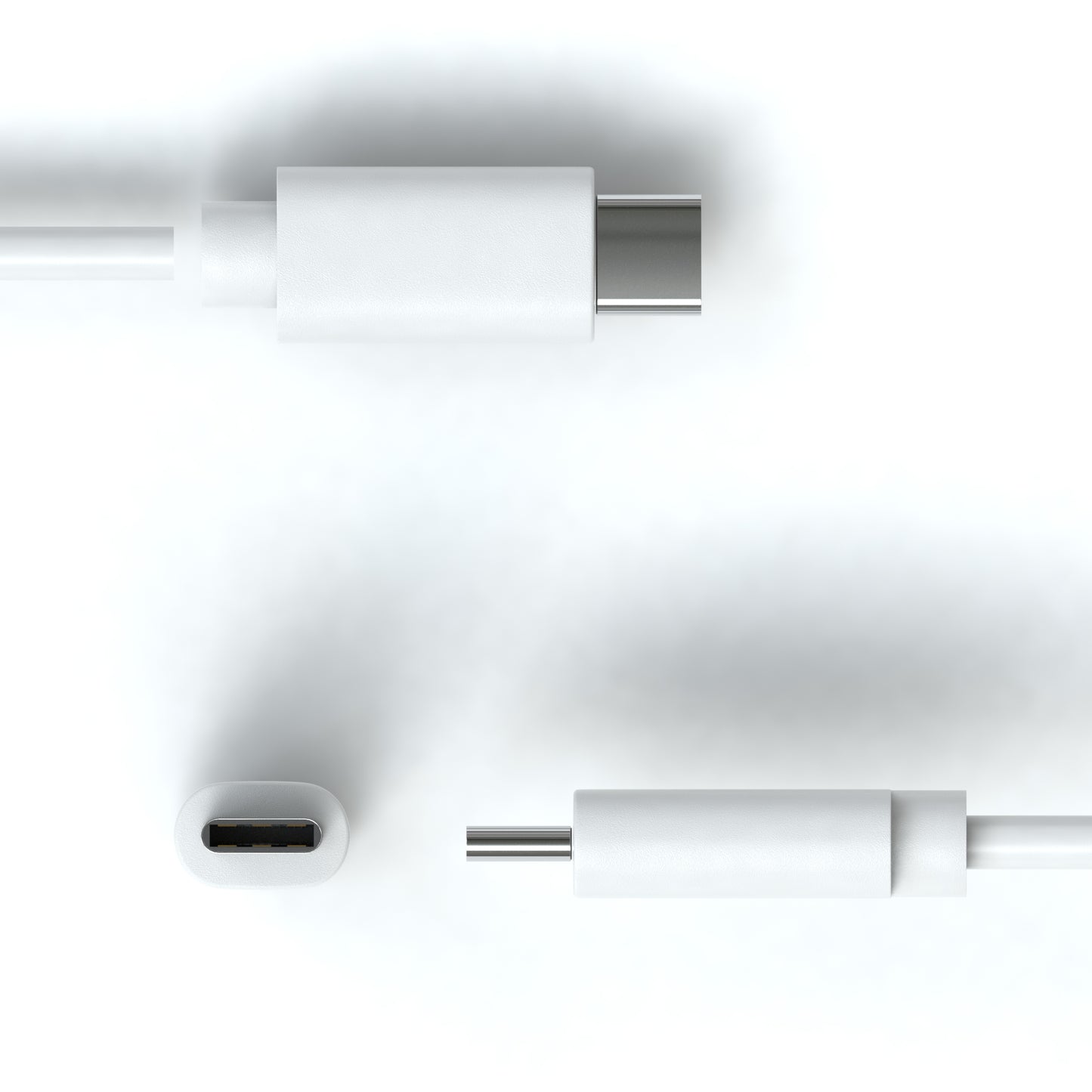 USB 3.1 Gen 2 Type-C Kabel, weiß - Variation