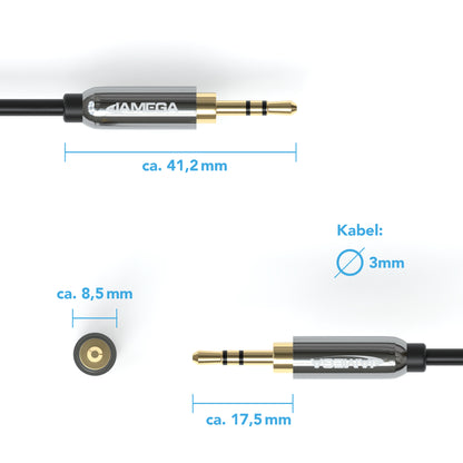 AUX Kabel 3,5mm Verlängerung - Variation "eBW"