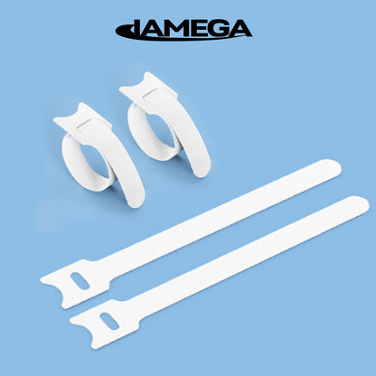 Klettverschluss Kabelbinder | white - Variation