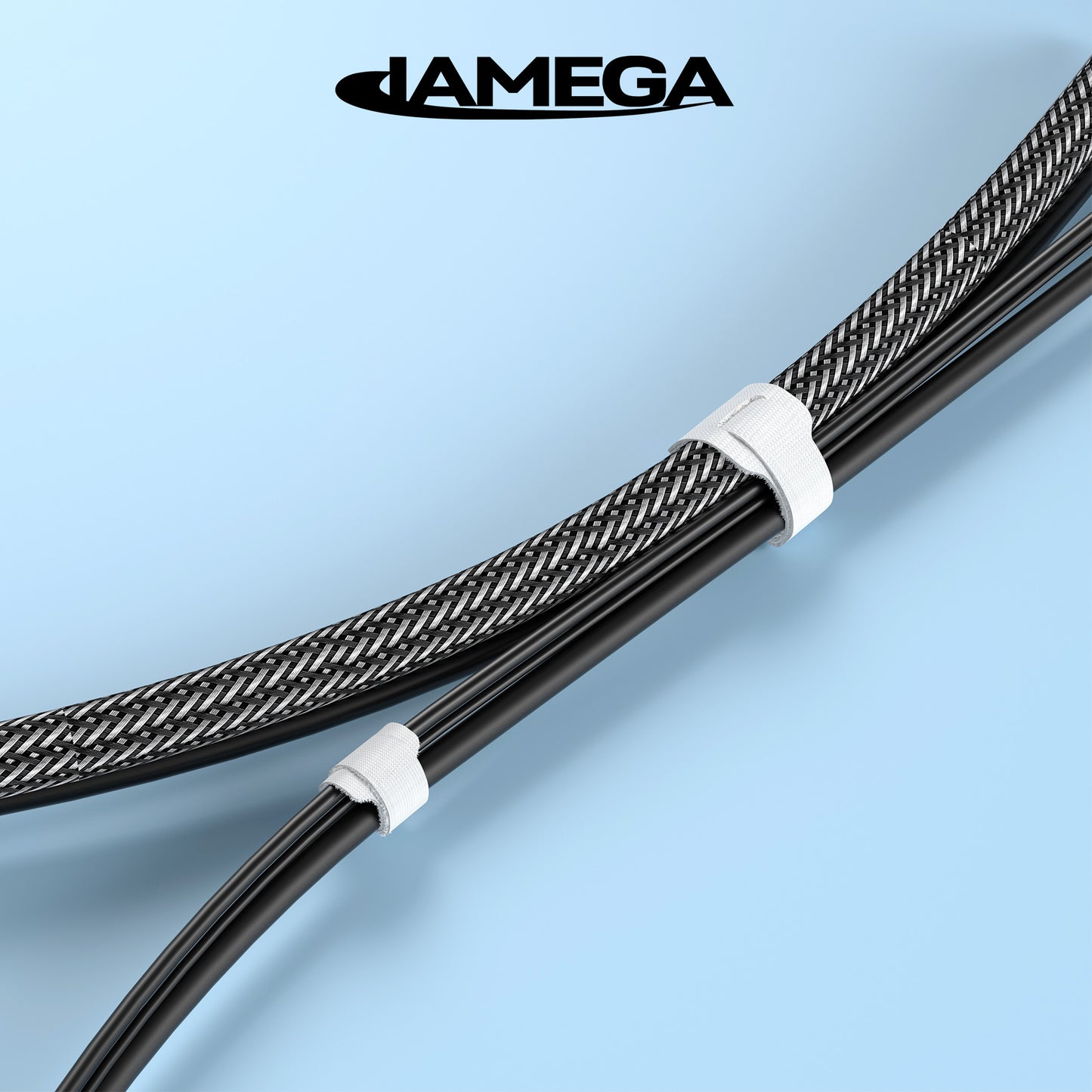 Klettverschluss Kabelbinder | white - Variation