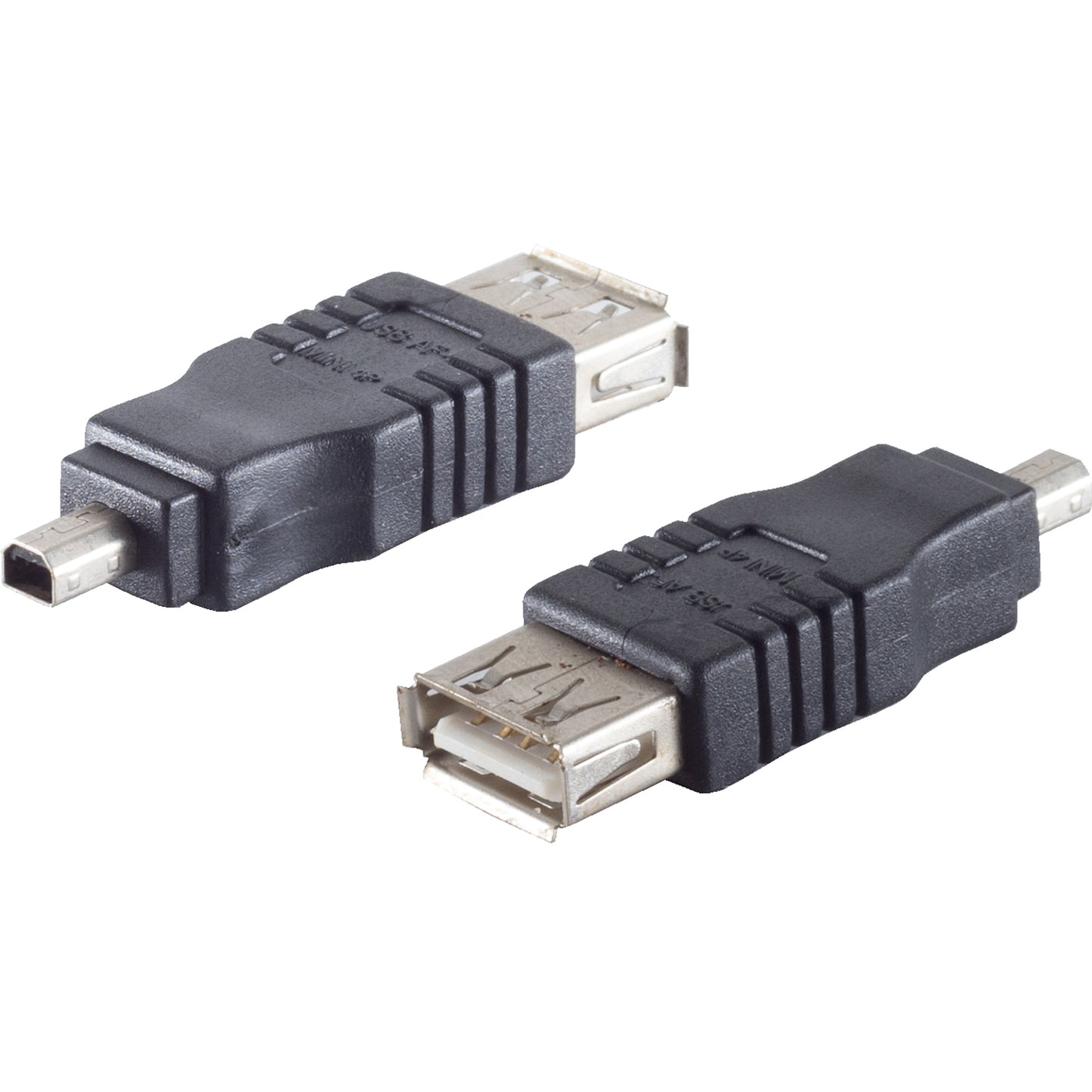 USB Adapter 2.0 A Kupplung / Mini USB B 4p Stecker