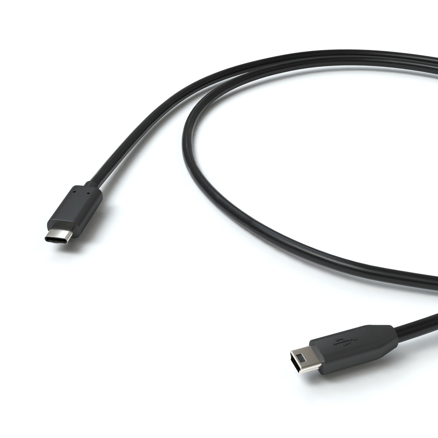 USB-C 2.0 Adapterkabel, Mini-B, schwarz - Variation