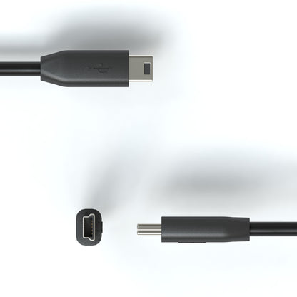 USB-C 2.0 Adapterkabel, Mini-B, schwarz - Variation