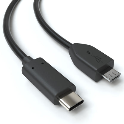 USB-C 2.0 Adapterkabel, Micro-B, schwarz - Variation