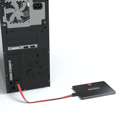 SATA 3Gb/s Verbindungskabel, rot - Variation