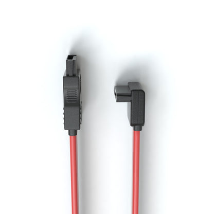 SATA 3Gb/s Verbindungskabel, L-Winkel, rot - Variation