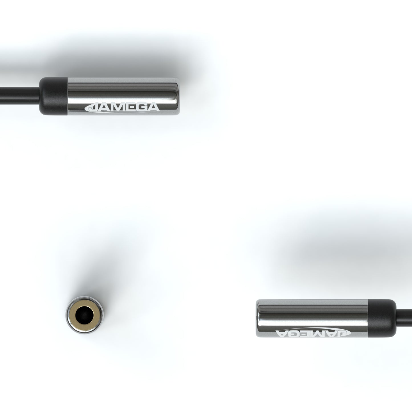 AUX Splitter - 3,5mm Klinkenbuchse auf 2x 3,5mm Mikrophon u Lautsprecher