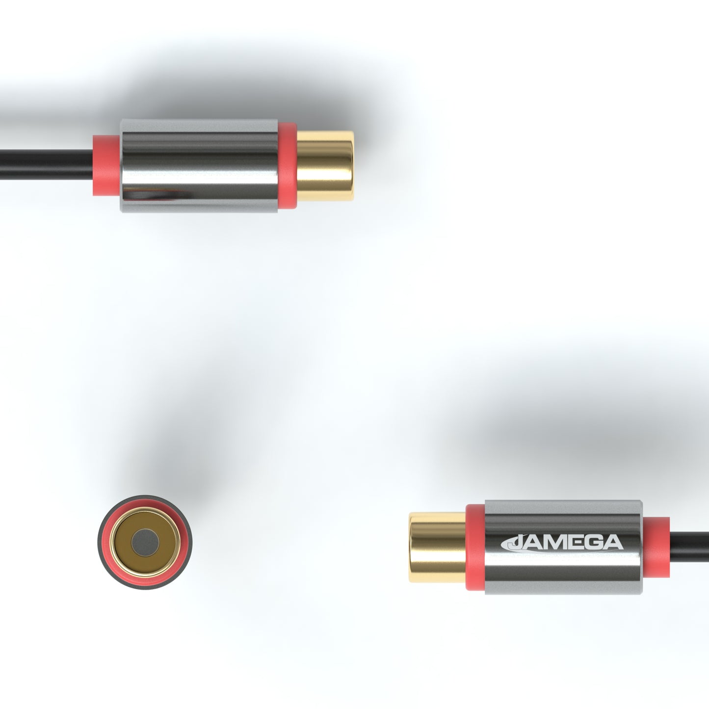 3,5mm Klinkenstecker auf 2x RCA Cinch Buchse