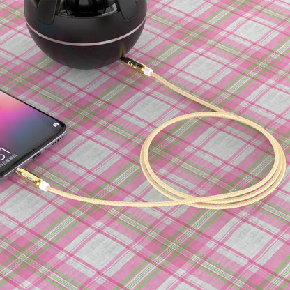 AUX Cable 3,5mm nylon / gold - Variation