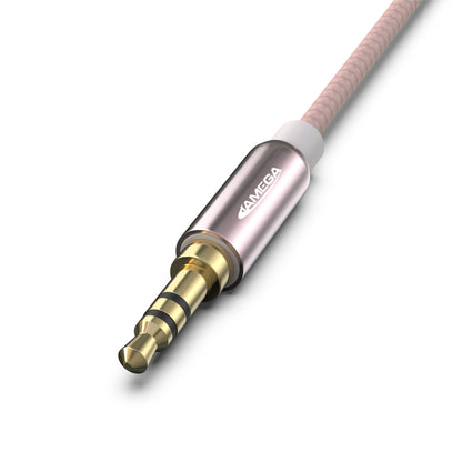 AUX Cable 3,5mm nylon / rosegold - Variation