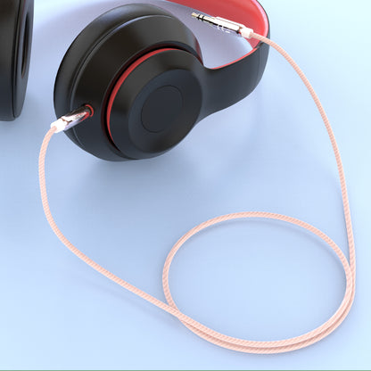 AUX Cable 3,5mm nylon / rosegold - Variation