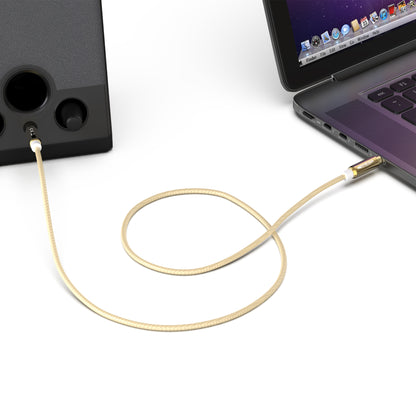 AUX Cable 3,5mm nylon / gold - Variation