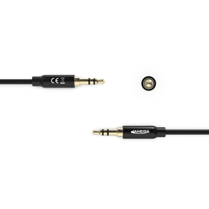 AUX Cabel 3,5mm nylon / black - Variation