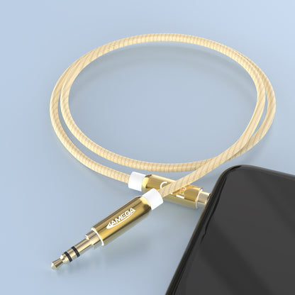 AUX Cable 3,5mm nylon / gold - Variation