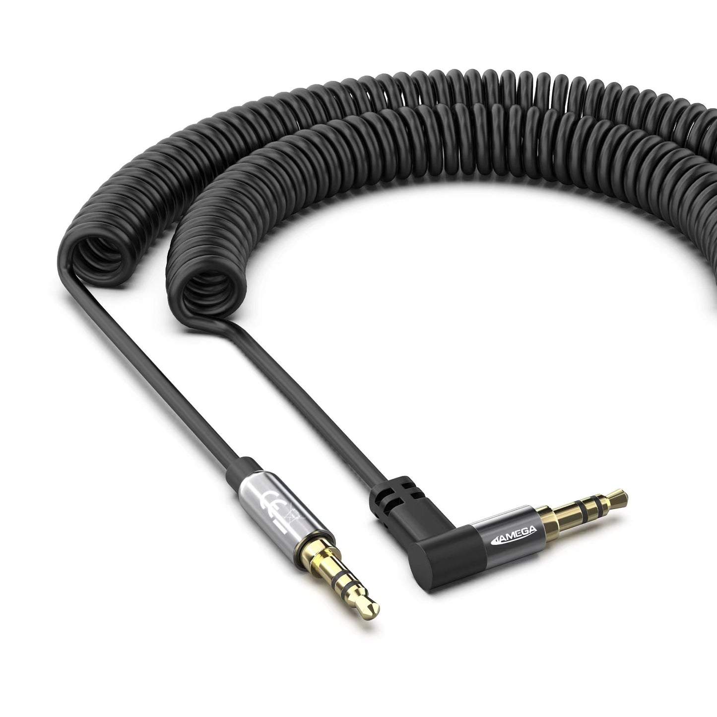 Aux Cabel 3.5mm angled with spring  - Variation