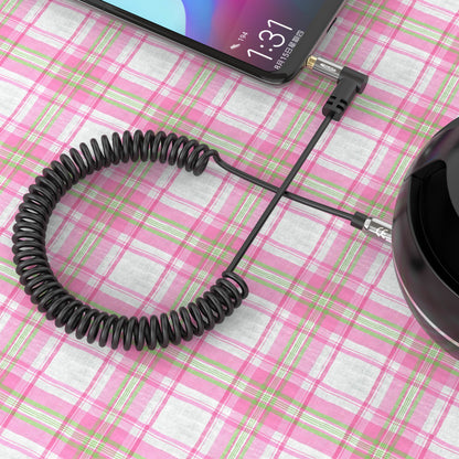 Aux Cabel 3.5mm angled with spring  - Variation