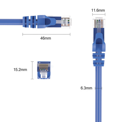 CAT 6 Patchkabel Blau