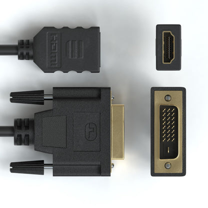 DVI 24+1 Male - HDMI Female - Adapter 0,1m