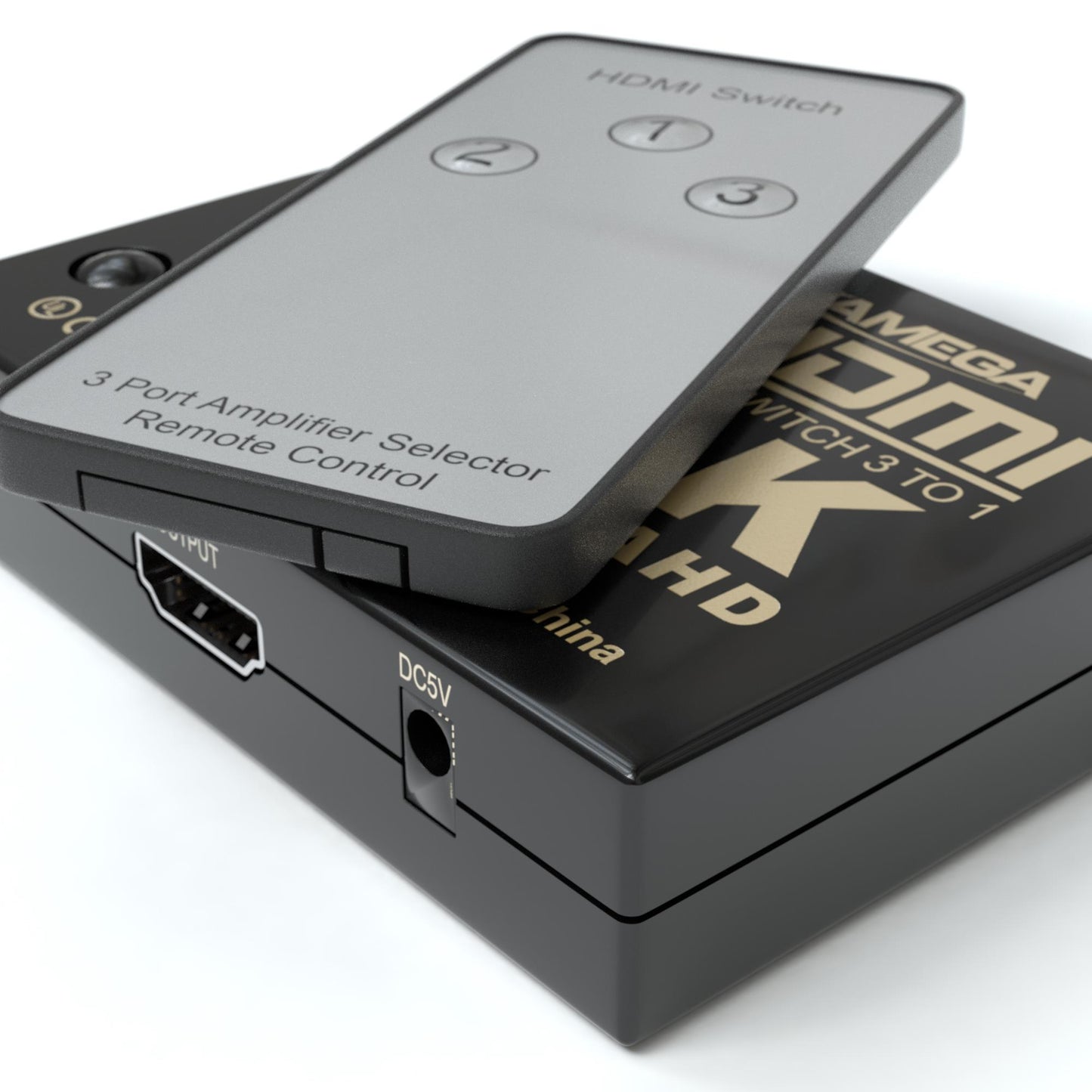 HDMI 3-Wege Switch 4K 30Hz inkl. Fernbedienung