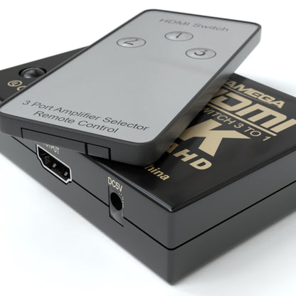 HDMI 3-Wege Switch 4K 30Hz inkl. Fernbedienung