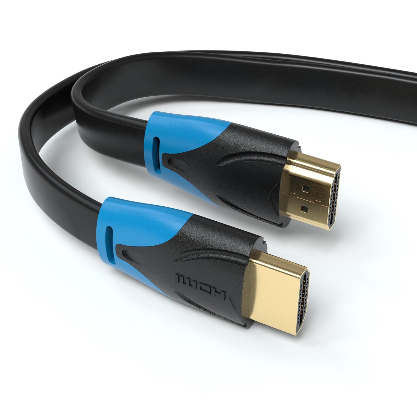 HDMI Kabel 2.0 Flach Schwarz/Blau