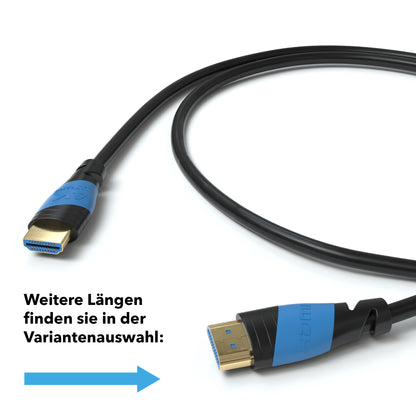 HDMI Kabel 2.0 Schwarz/Blau