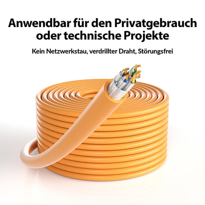 CAT 7 Patchkabel - ORANGE - Variante