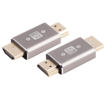 HDMI-A Adapter, HDMI-A Stecker, 8K, Metall