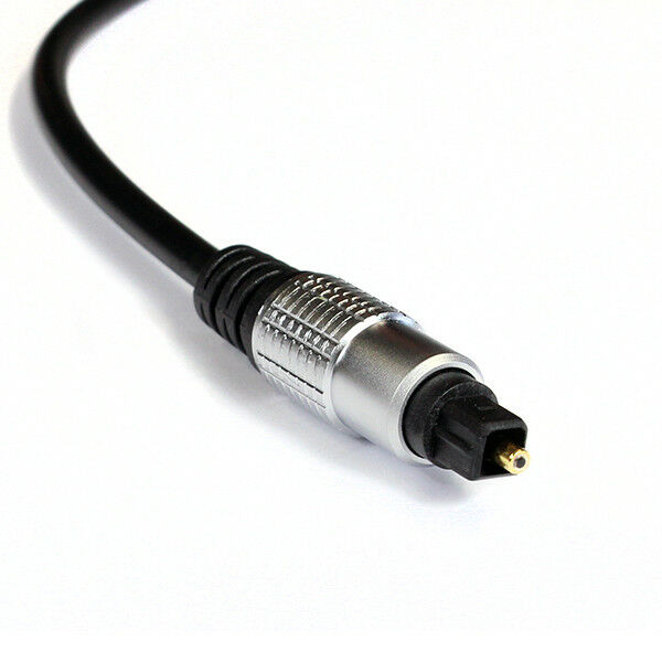 Toslink Kabel / LWL / Metal Plug - Variation "eBW"