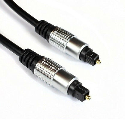 Toslink Kabel / LWL / Metal Plug - Variation "eBW"