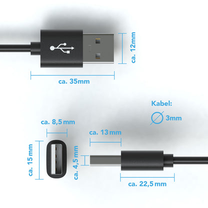 USB C Kabel | Unicolor | *NEW MODEL* - Black - Variante "eBW"