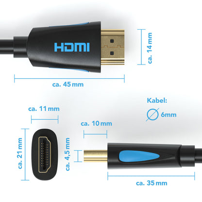 HDMI Kabel 2.0 - New 4K Model - *BLACK* - Variante "eBW"