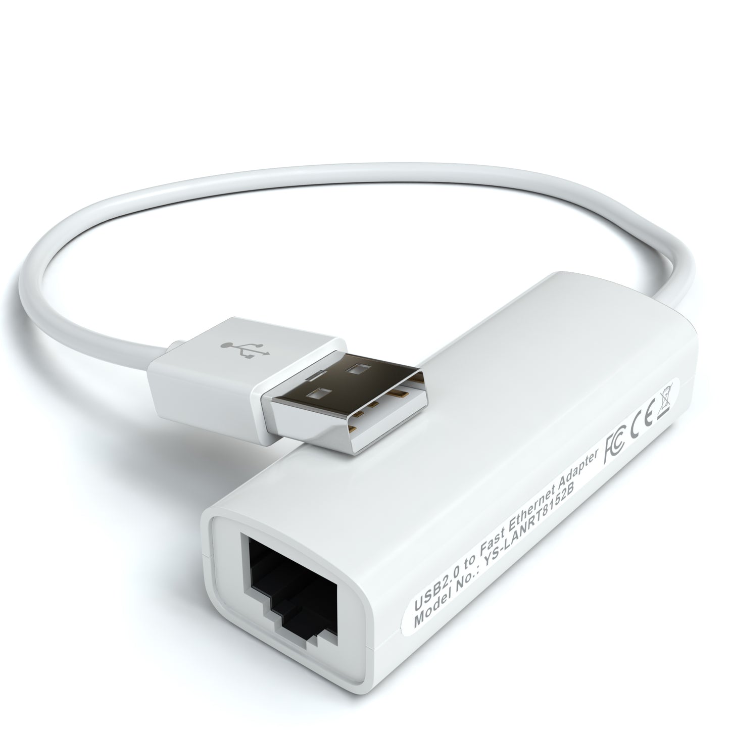 USB 2.0 LAN Adapter - 100mbit / Plug & Play