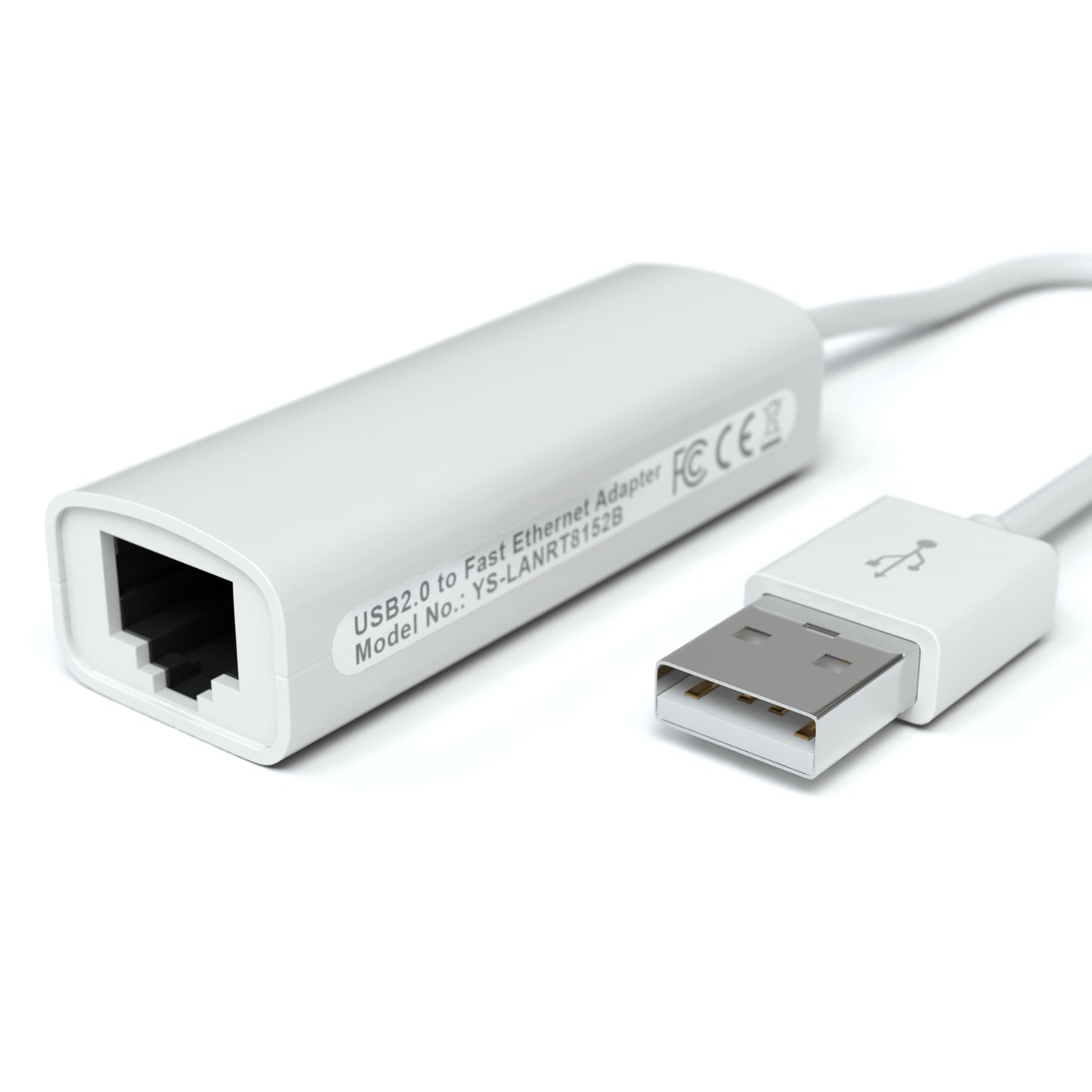 USB 2.0 LAN Adapter - 100mbit / Plug & Play