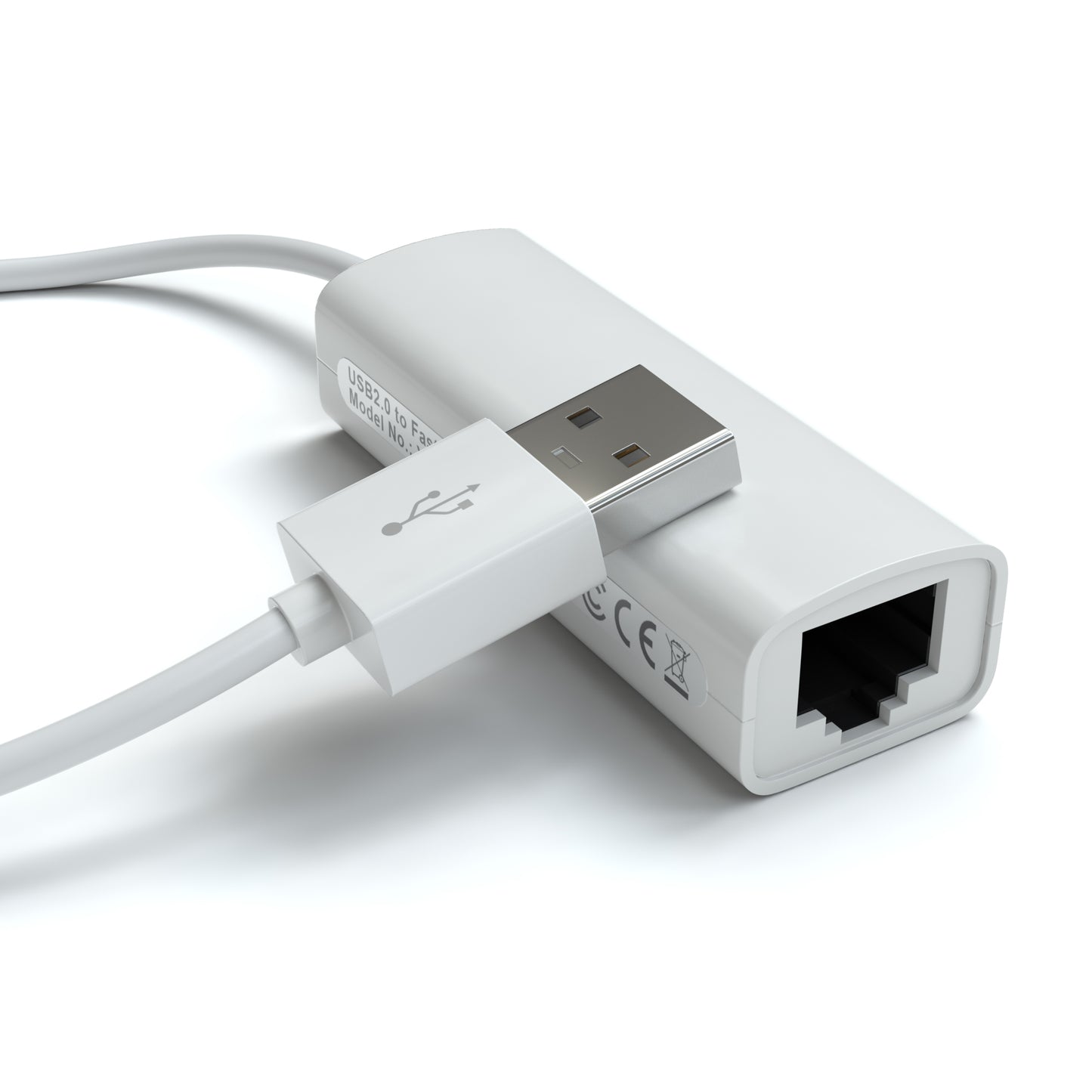USB 2.0 LAN Adapter - 100mbit / Plug & Play