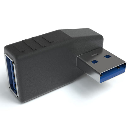 USB-A 3.0 Stecker 90° Links - USB-A 3.0 Buchse