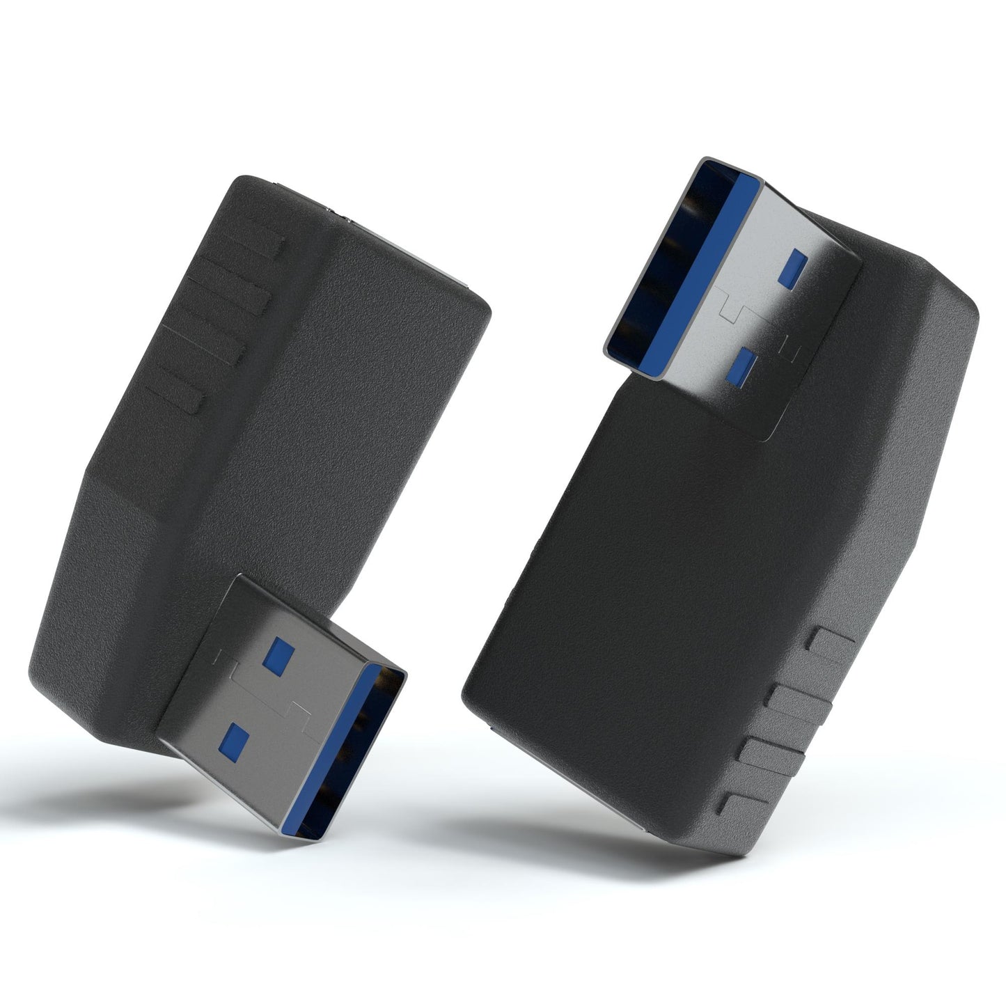 USB-A 3.0 Stecker 90° Links - USB-A 3.0 Buchse