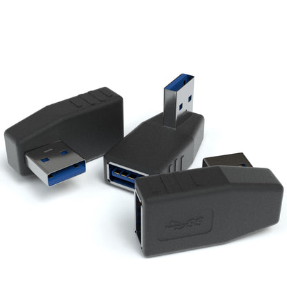 USB-A 3.0 Stecker 90° Rechts - USB-A 3.0 Buchse