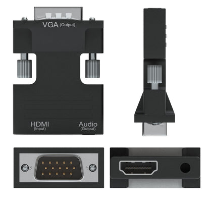 HDMI - VGA Adapter Slim inkl. Aux Kabel
